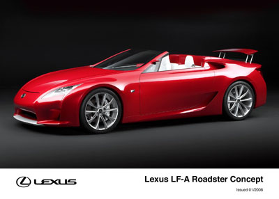 Lexus LFA Roadster Concept 2008